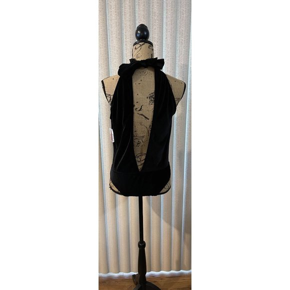 Fantasie Lingerie Velour Choker Sexy Bodysuit - Size M/L - Plunge Neckline - New - Picture 4 of 9
